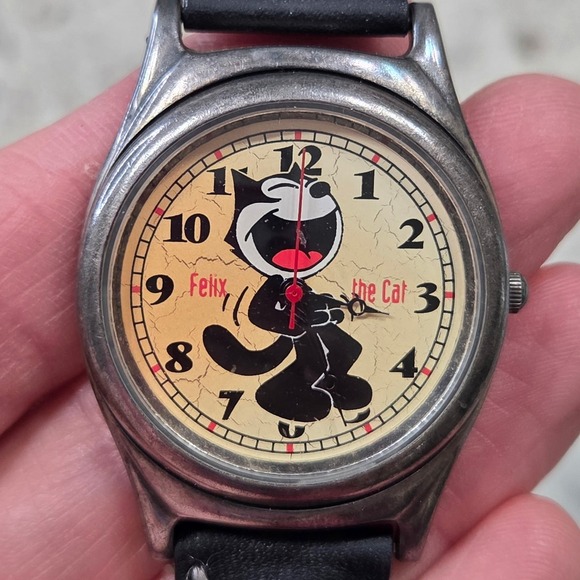 Official Fossil Felix The Cat Limited Edition Watch Japan NEEDS BATTERY - Picture 1 of 7